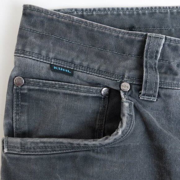 Kuhl Rydr Pants 32x30 Vintage Patina Dye Gray Rugged Jeans - Picture 8 of 15